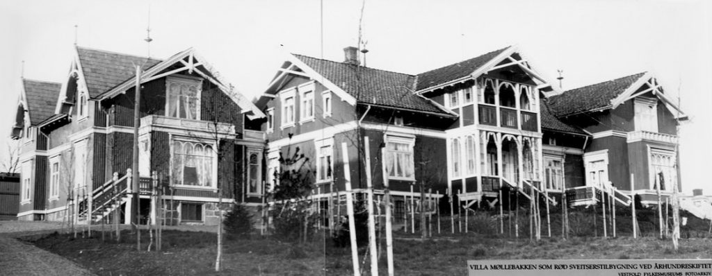 Villaens historie begynner sent på 1800-tallet. Johs. H. Bull (f.1860) kjøpte fra sin onkel og tante Svend og Lena Foyn eiendommen St. Olavsgate 6, der “Møllebakken” ble bygget i 1890. Huset ble reist i sveitserstil, dengang tidens smak